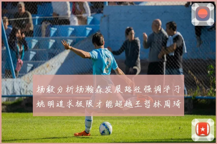 杨毅分析杨瀚森发展路径强调学习姚明追求极限才能超越王哲林周琦状态